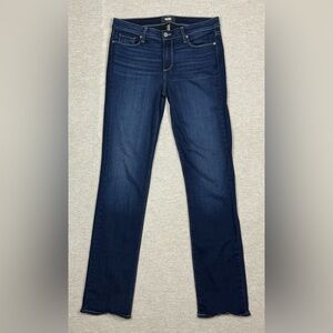 PAIGE Skyline Straight Womens Dark Blue Straight Leg Jeans- Like New Size 30